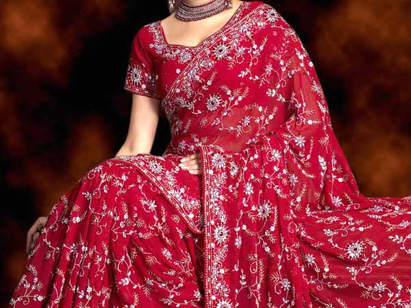 Trends in Bridal Sari - Indian Bridal Saris - Indian Wedding Sarees